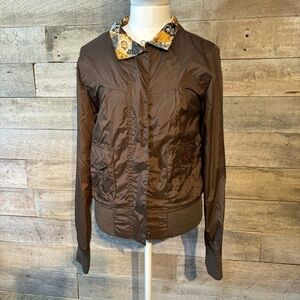 🛍️3/$30‎ Element women’s brown lightweight zip up jacket in  size medium